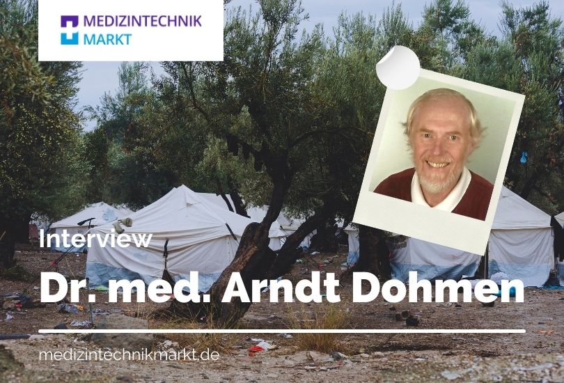 Dr. Arndt Dohmen auf Lesbos