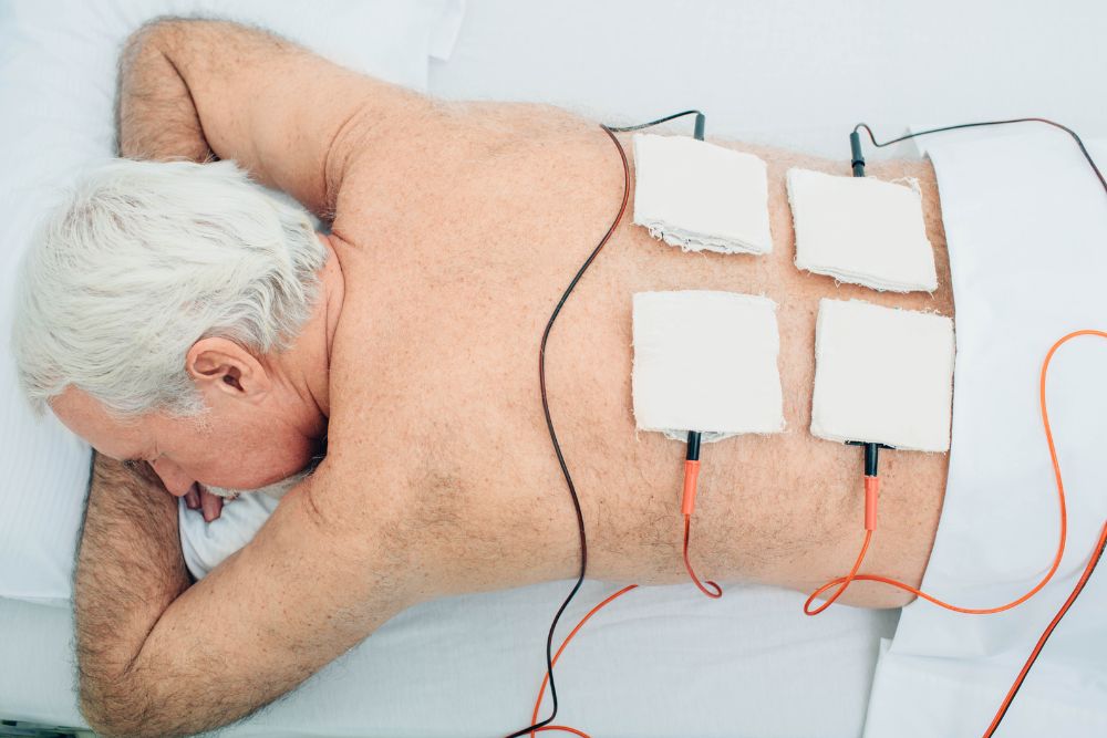 Elektro-Ultraschalltherapie Rücken